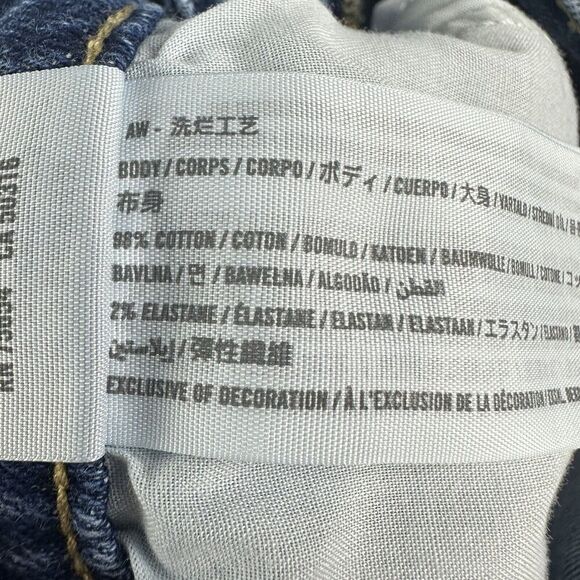 Abercrombie Fitch Mom Jeans Womens 25/0 Blue Medium Wash Destroyed Relaxed Denim - Picture 15 of 16